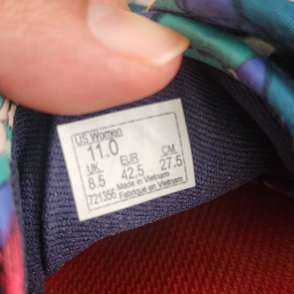 Vans Toucan Floral Tropical Flamingo Low Top Blue Sneaker Comforf Walking 11 - Picture 10 of 11